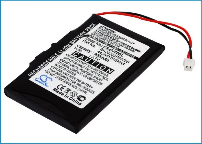 Small rectangular battery pack with Cameron Sino branding, silver label and wire connector visible