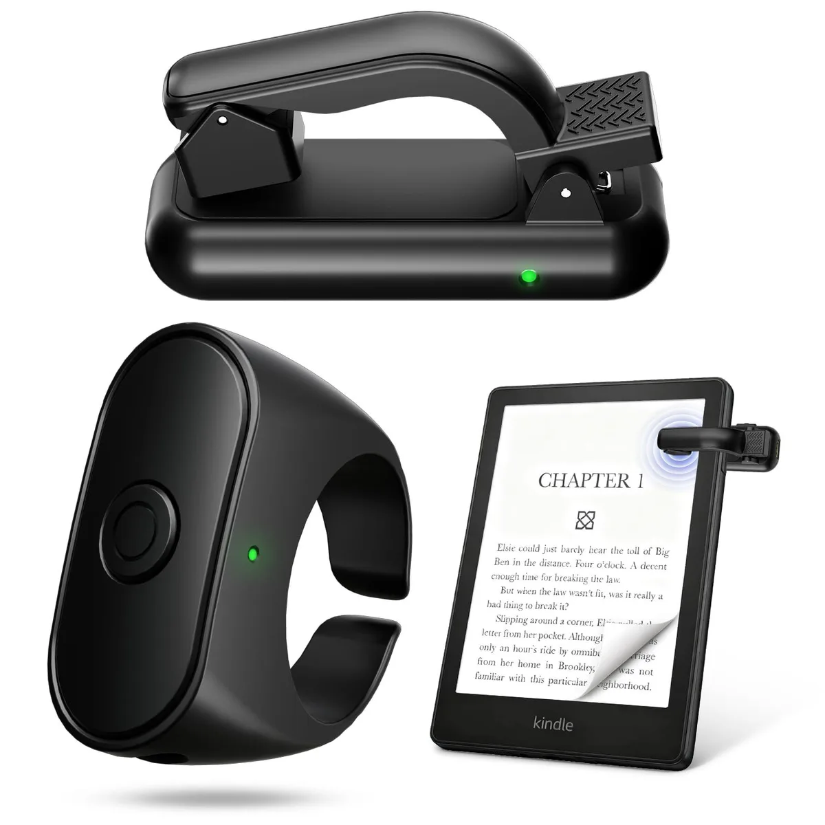  PLOTMOND FYQ-K1 PRO Page Turner Ring Clip-On Clicker — product photo