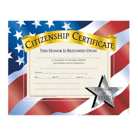 Pack of five boxes of Hayes citizenship certificate paper, 150 sheets total