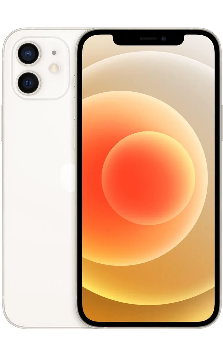 Apple Apple iPhone 12 128GB White cell phones - unlocked — product photo