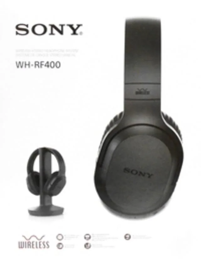Sony Sony WH-RF400 Wireless On-Ear Headset - Black — product photo