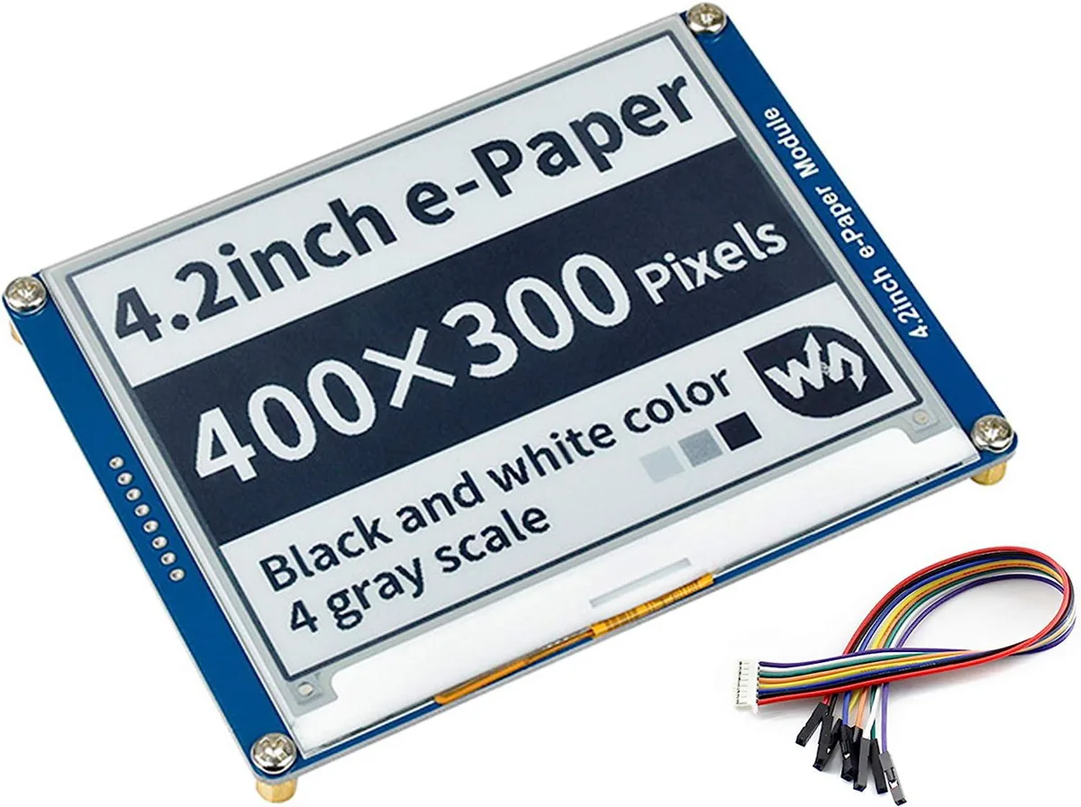 WaveShare WaveShare 4.2inch E-Ink Display 400x300 Black White Two-Color SPI — product photo
