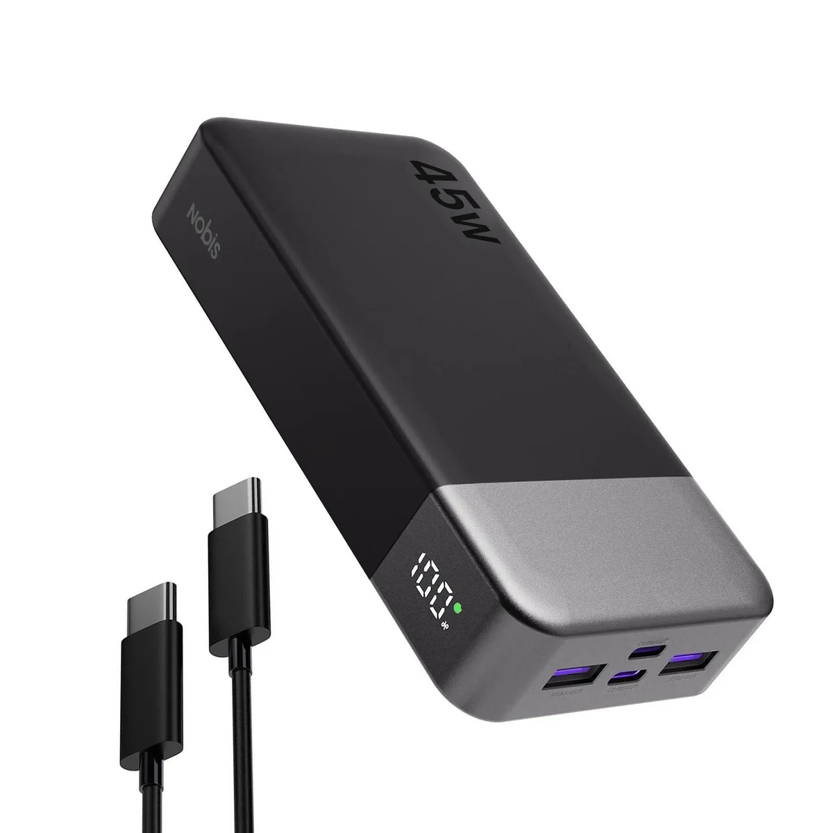  NOBIS ZWPBWWA-202C2A45W power bank 20000mAh 45W Black — product photo