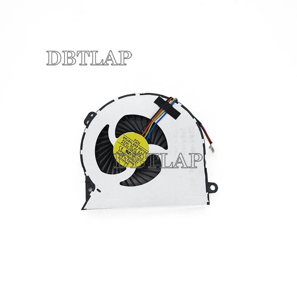 Small black laptop CPU cooling fan with wire connector