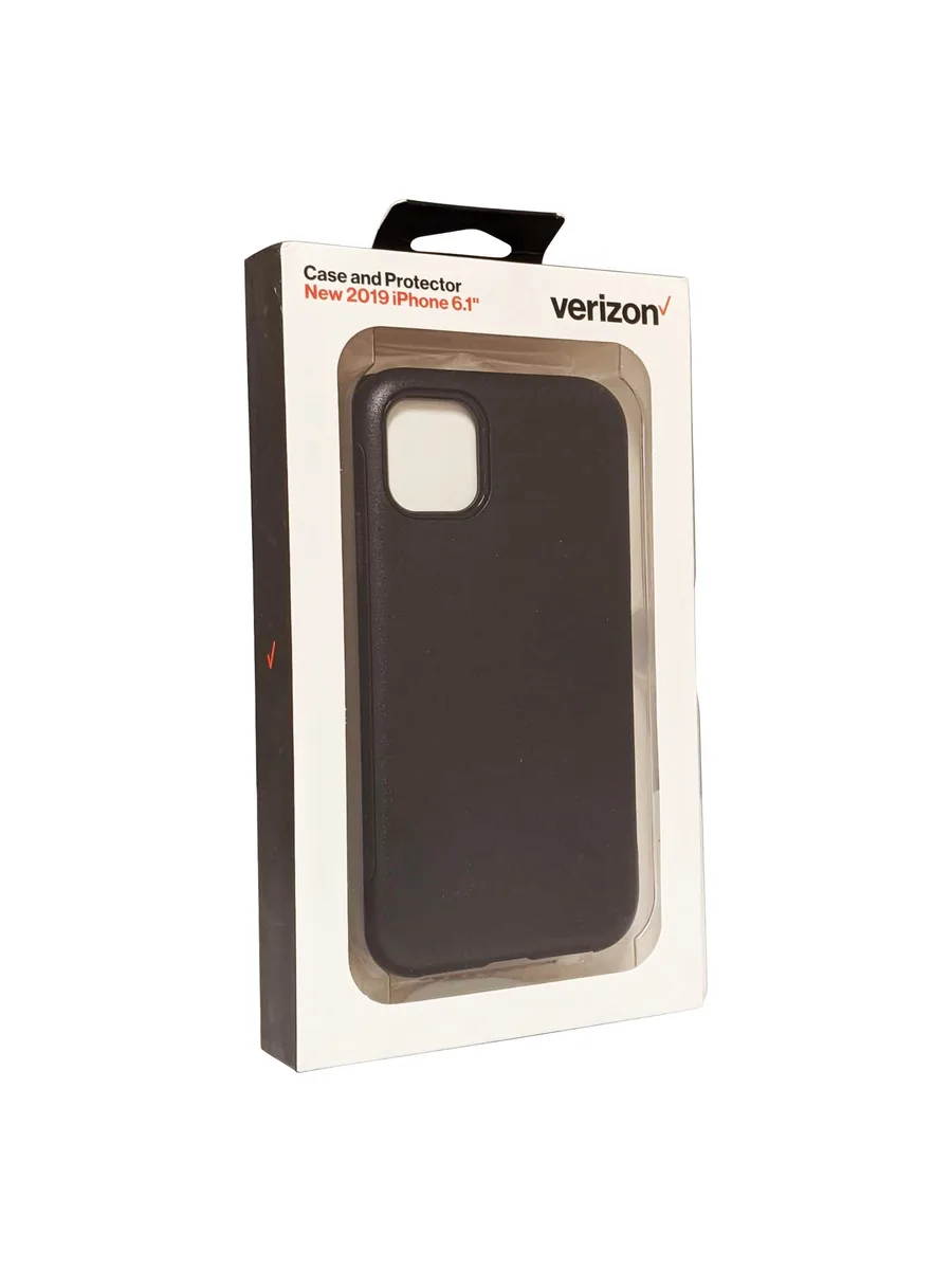 Verizon Verizon Case & Glass Screen Protector iPhone 11 Black — product photo