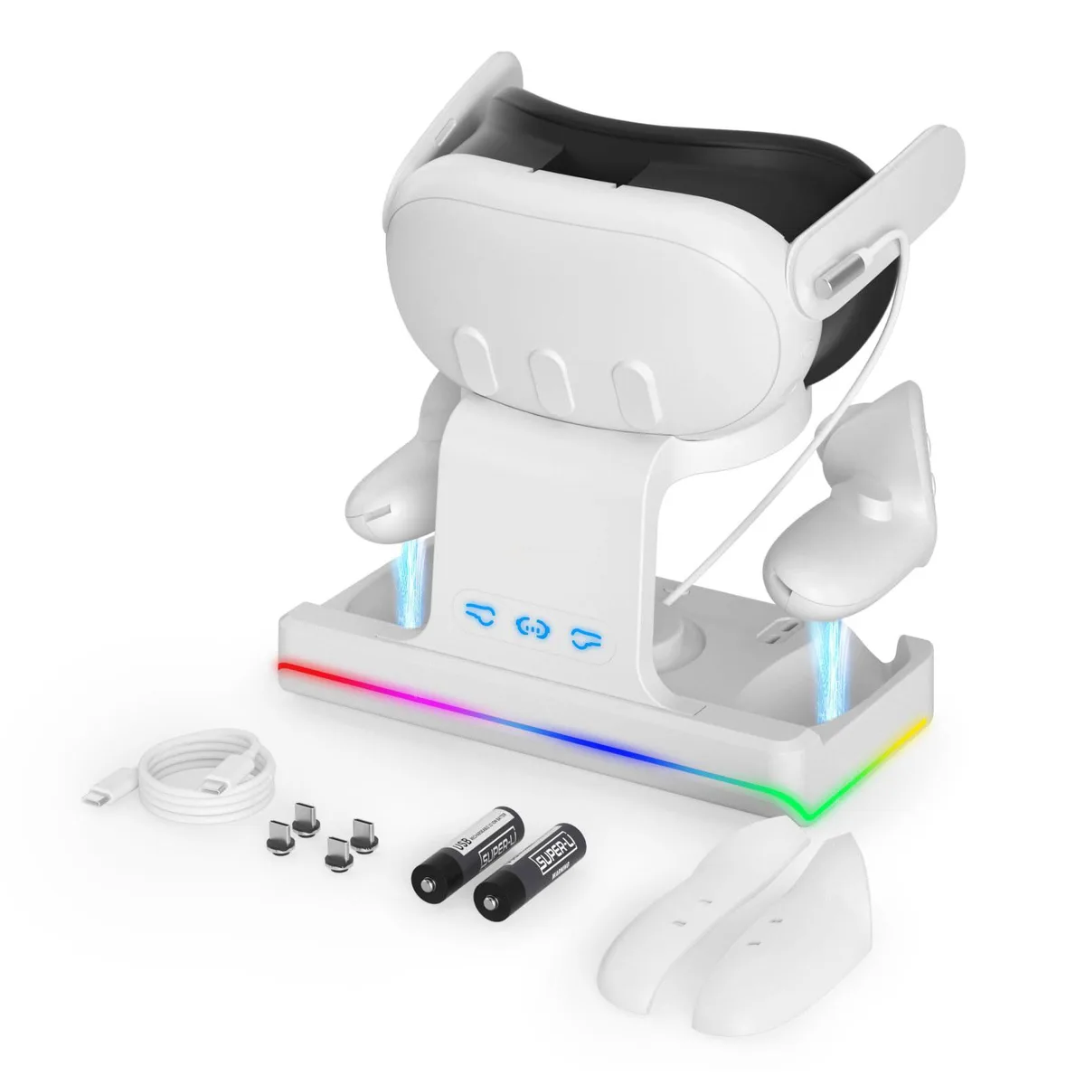 ZVTE ZVTE Charging Dock for Meta Quest 3 White 2700mWh — product photo