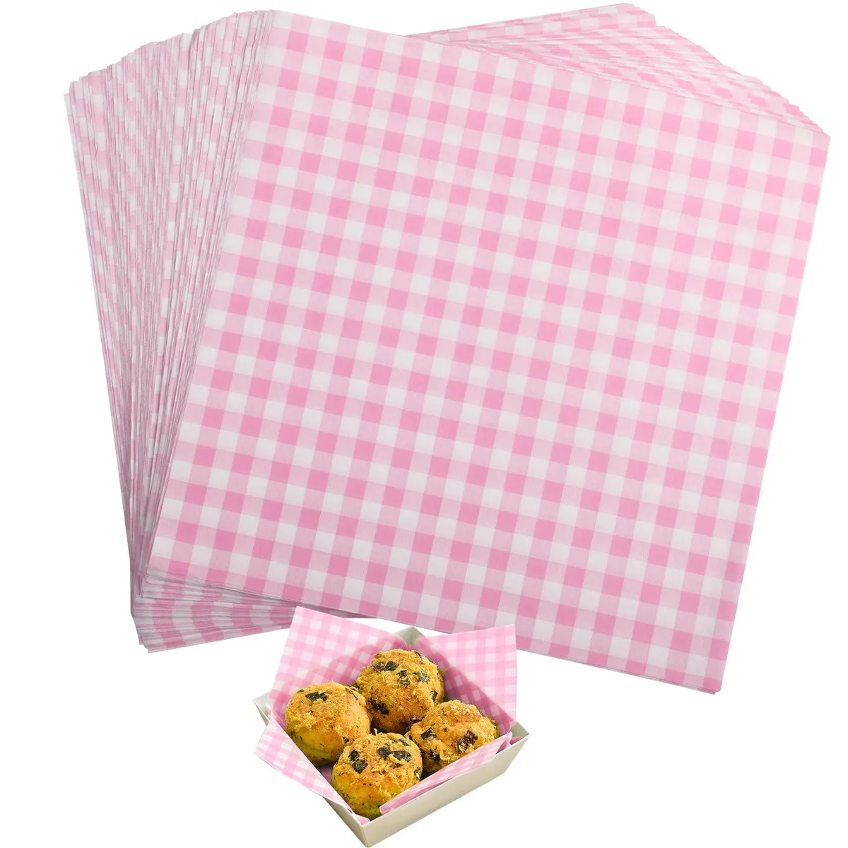  GeeRic BP5S100P paper craft 100 sheets pink 7 in — product photo