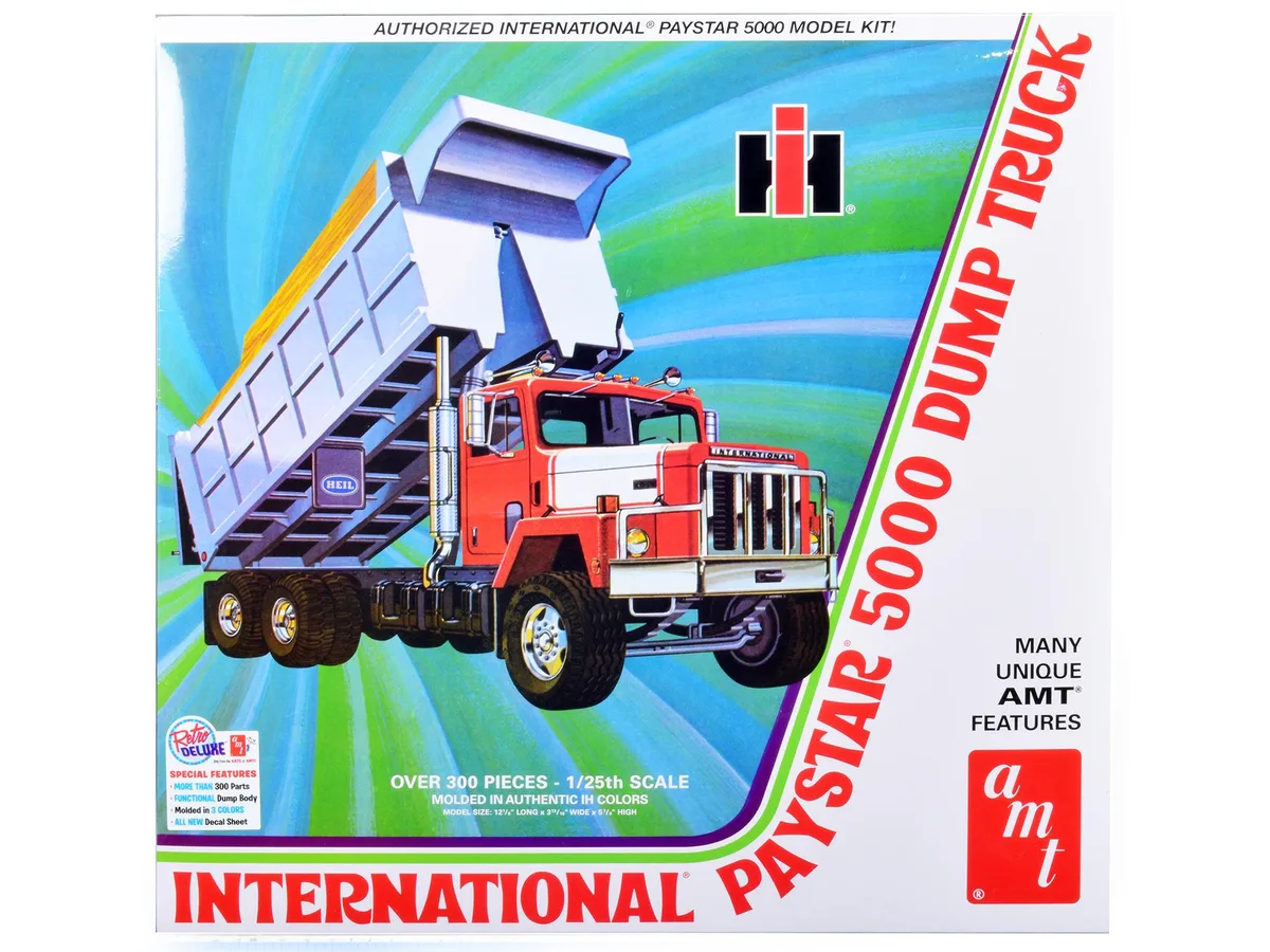 AMT AMT International PayStar 5000 Dump Truck 1/25 Scale Model Kit — product photo
