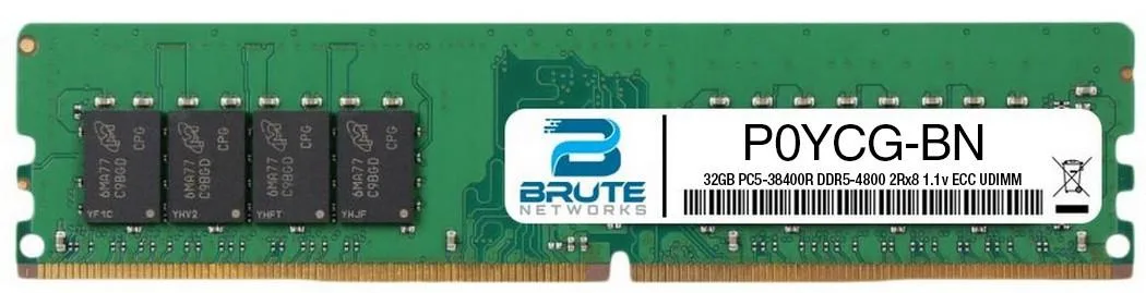 Brute Networks Brute Networks 32GB DDR5-4800 ECC UDIMM server RAM — product photo