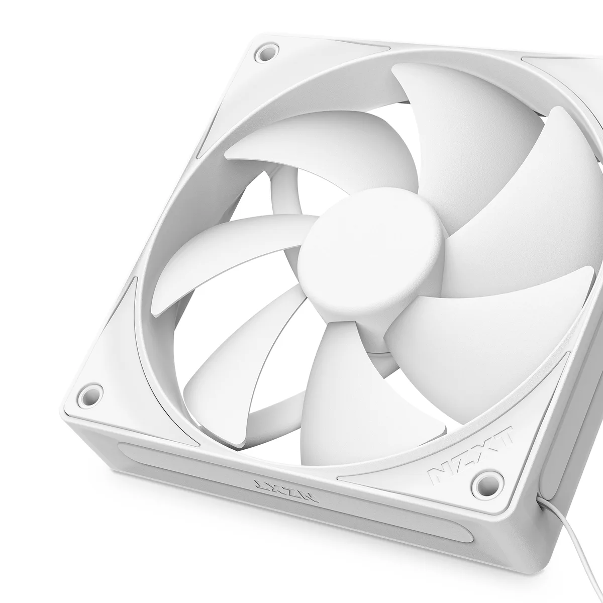 NZXT NZXT F120P 120mm White Static Pressure PWM Case Fan — product photo