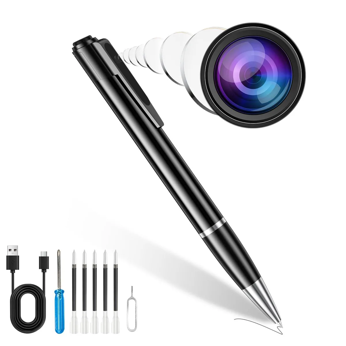  Camera Pen 1080p 64G video recorder — product photo