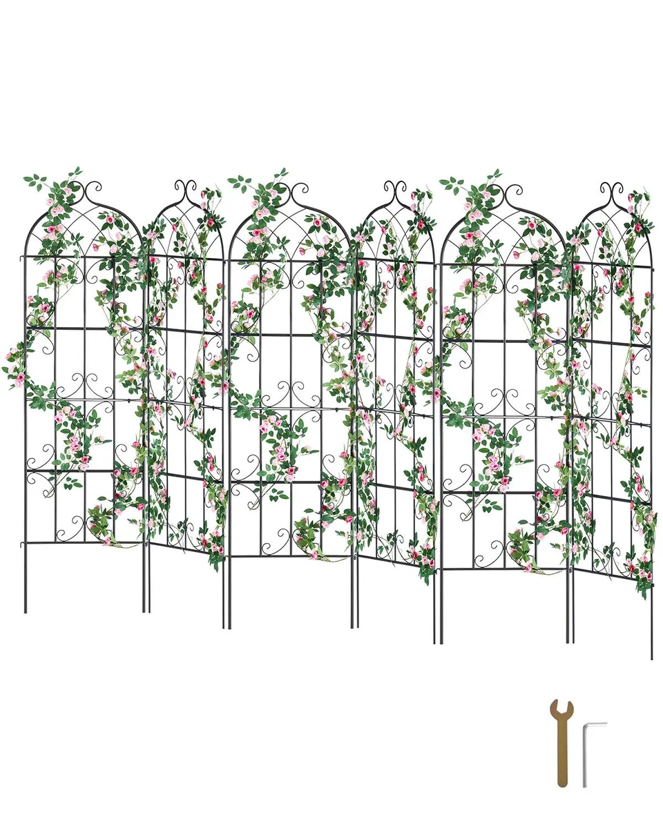 VEVOR VEVOR Garden Trellis 71 x 20 in 6 Pack Q195 Metal — product photo