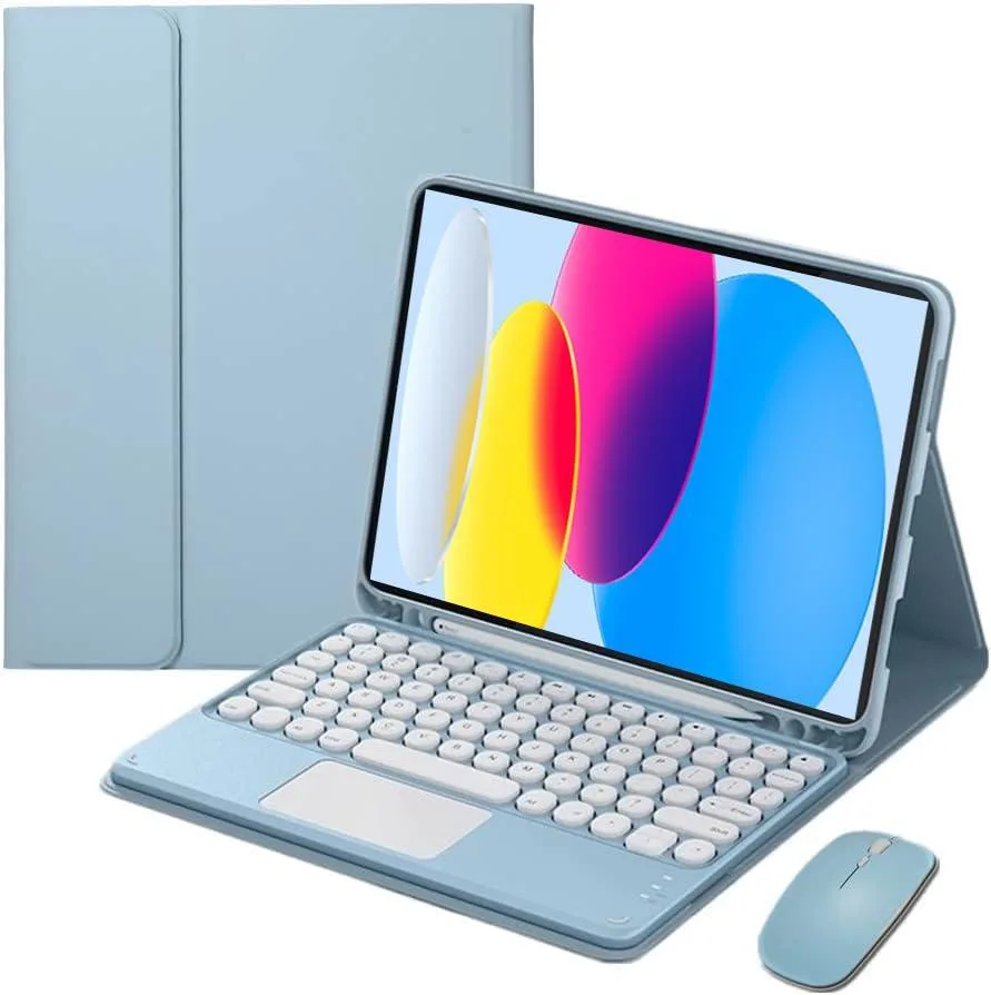 Timoom Timoom Keyboard Case with Mouse for iPad 11" 11th Gen &amp; 10.9" 10th Gen Blue — product photo