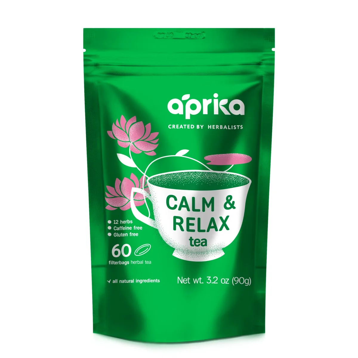 Aprika Life Aprika Life Calm and Relax Herbal Tea 60 bags — product photo