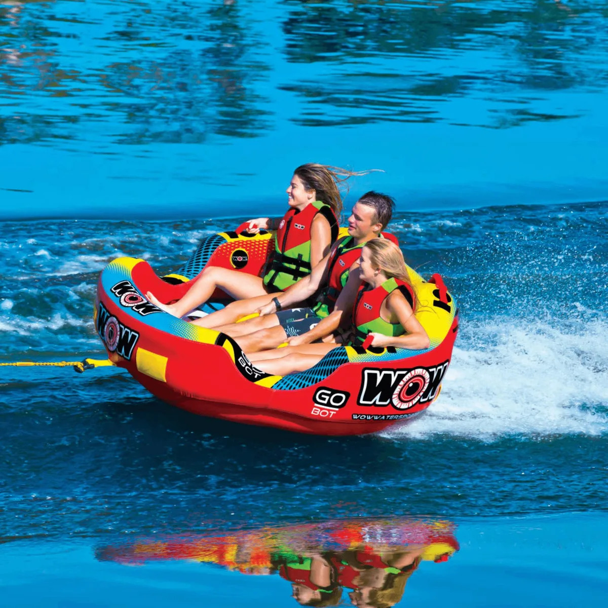 WOW Watersports WOW Watersports Go Bot 3 Person Towable Water Tube — product photo