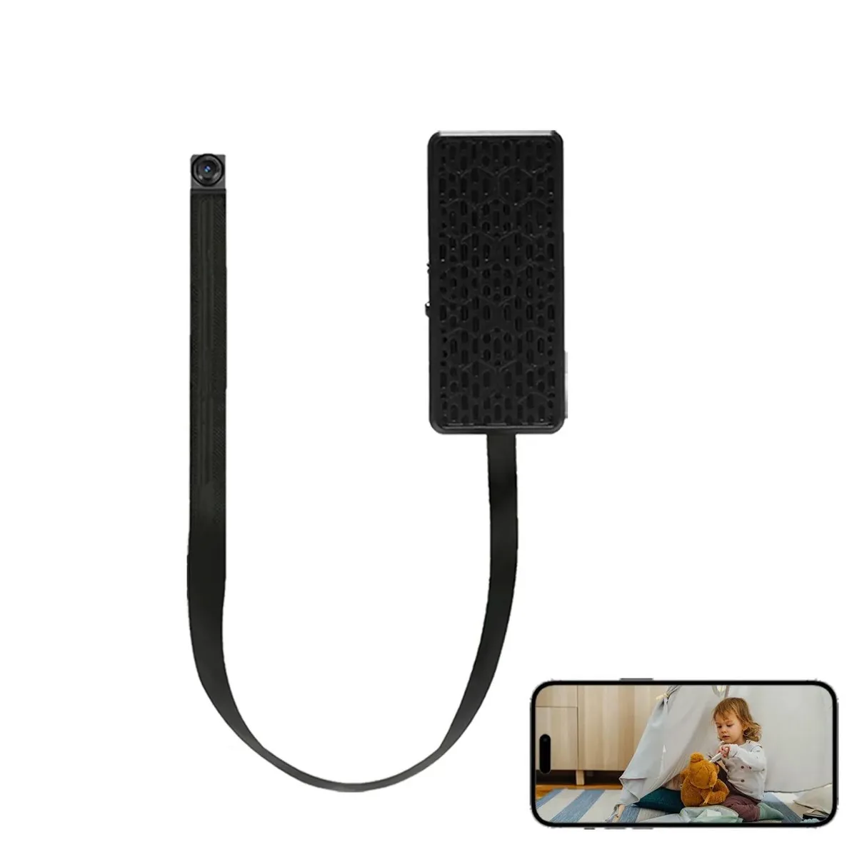 NShi NShi Spy DIY Hidden Camera 1080HD Wi-Fi Pinhole Home Safety — product photo