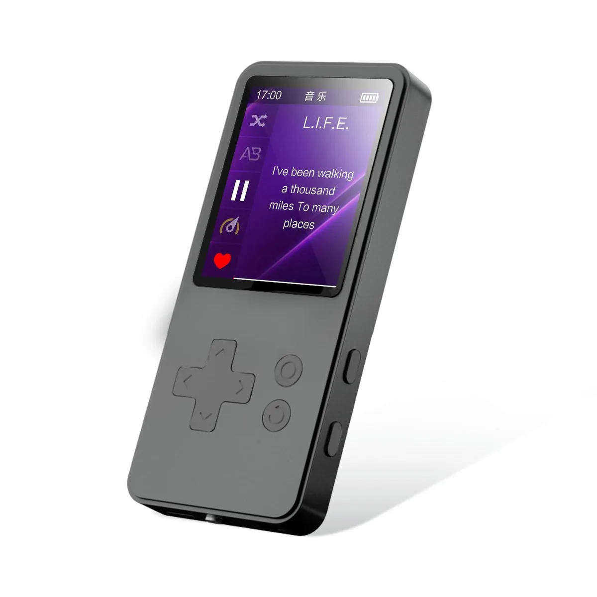 tokemisc A4 32GB MP3 Player Bluetooth 5.2 1.8" Gary — product photo