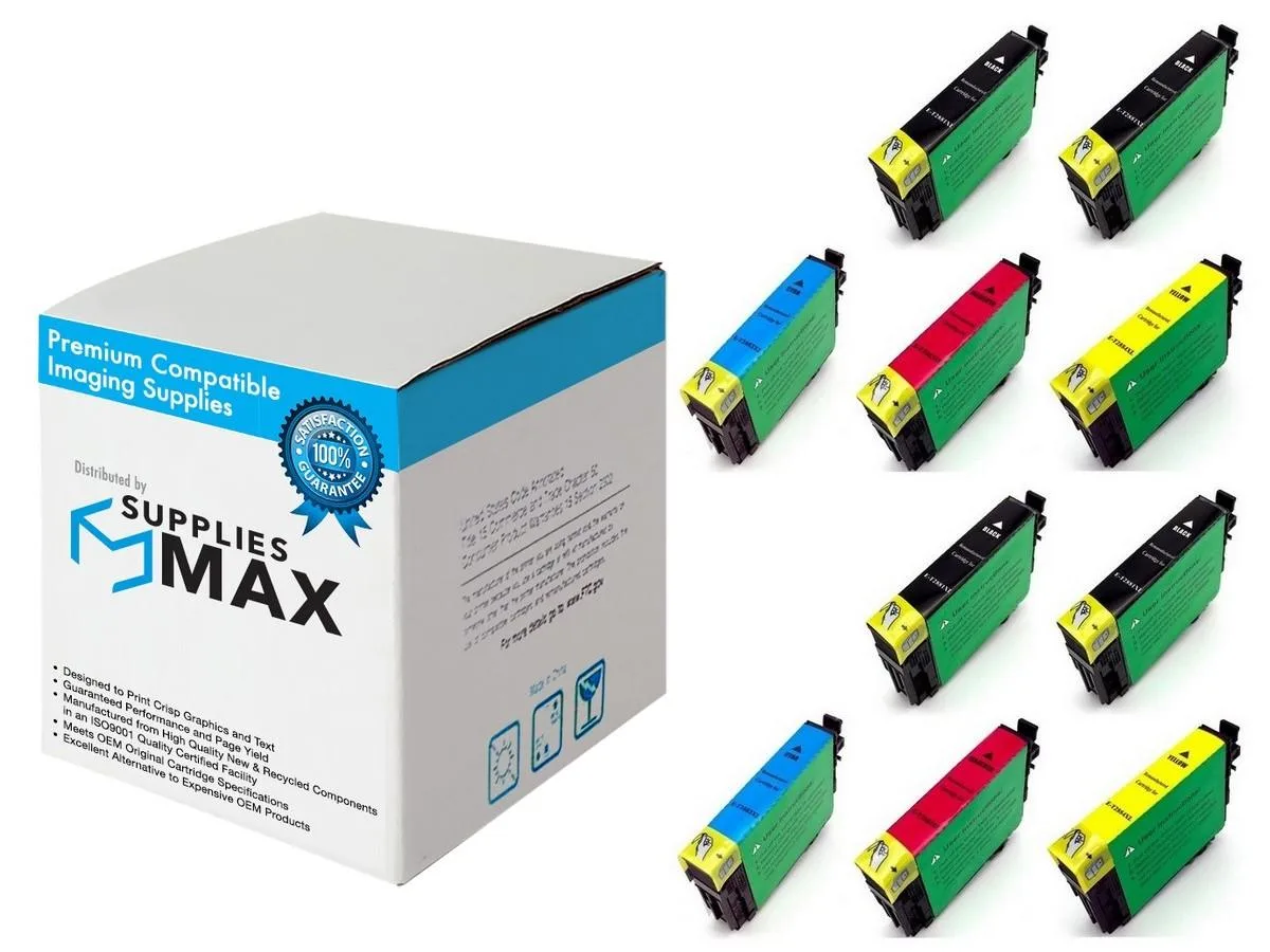 SuppliesMax SuppliesMax T288XL-4B2CS Inkjet Combo Pack (4BK/2C/2M/2Y) 500 pages — product photo