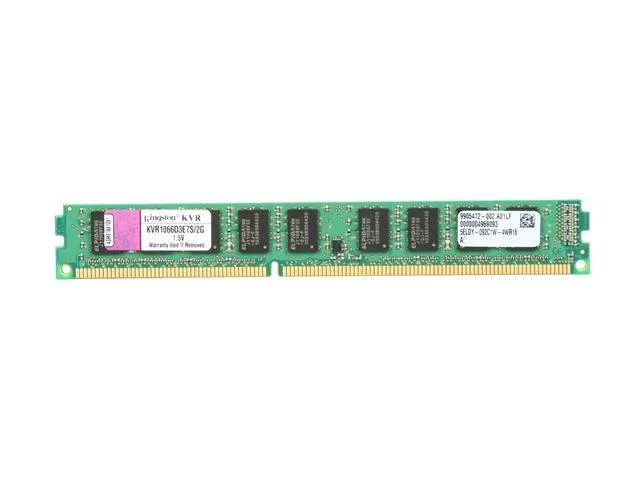 Kingston Technology Corp. Kingston Technology Corp. KVR1066D3E7S/2G 2GB DDR3 1066 ECC server RAM — product photo