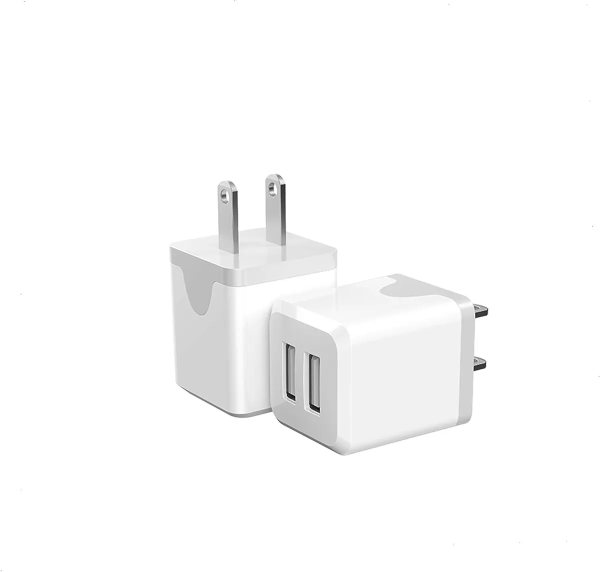 ONITOON ONITOON Dual USB Wall Charger 5V 2.4A 2 Pack — product photo