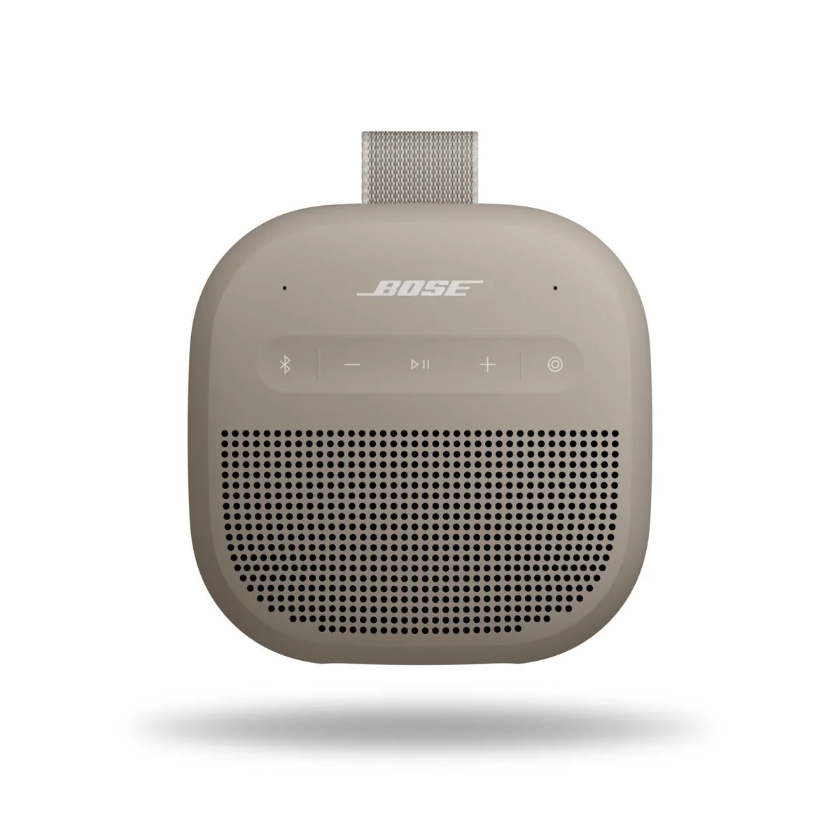 Bose SoundLink Micro 2nd Gen Sandstone portable speaker — product photo