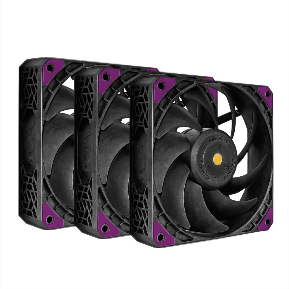 Super Flower Super Flower SF-PF121-BK_3P 120mm case fan triple pack 30mm — product photo