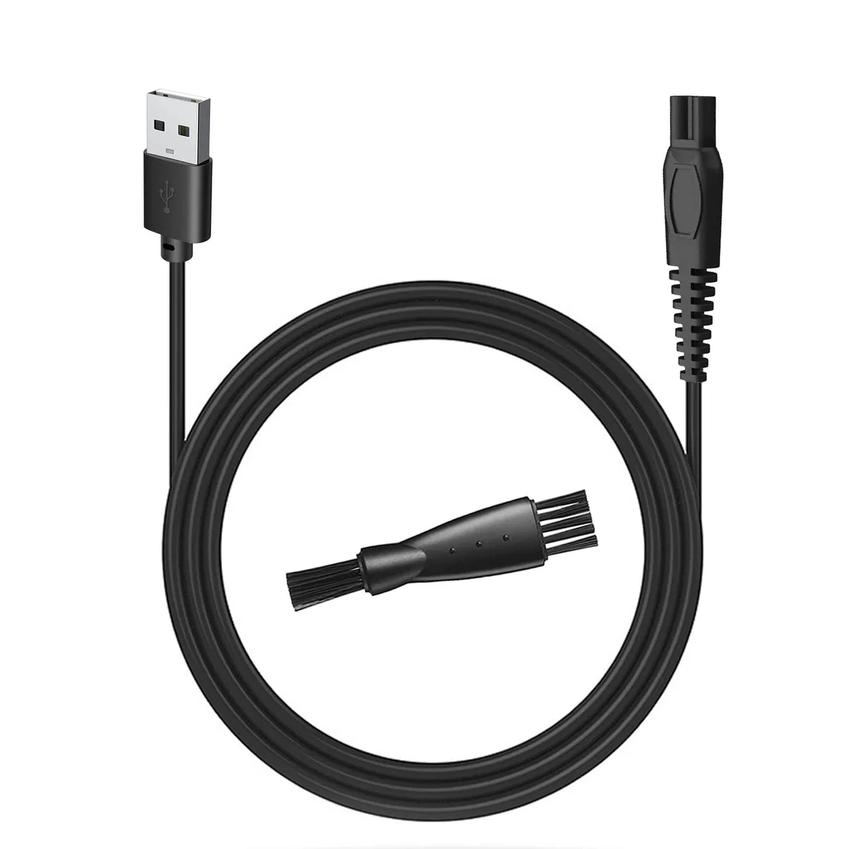  Ufree U-1176 USB Charger for Beard Trimmer with Cleaning Brush — product photo