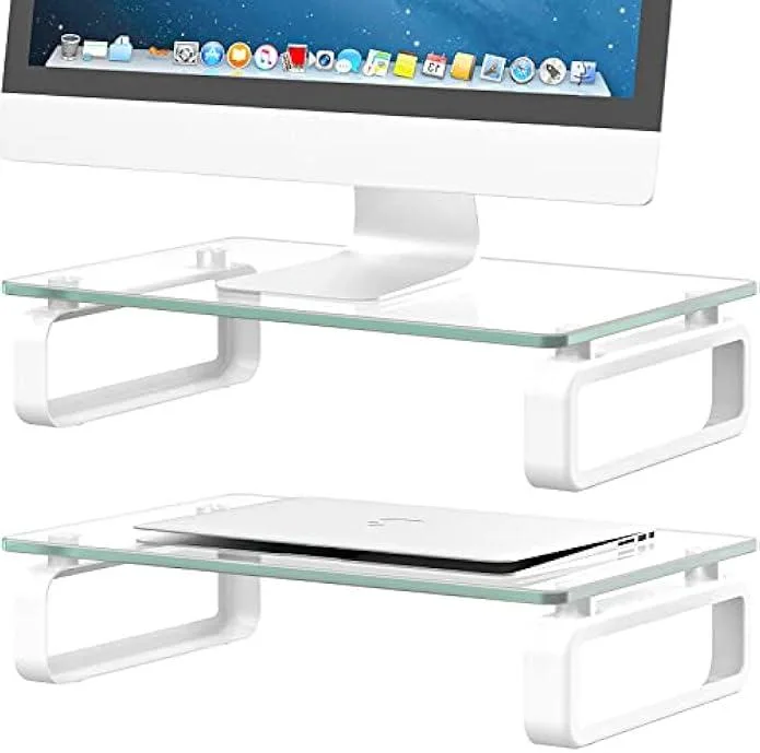 TAURKENAM TAURKENAM HD02T-201 Monitor Stand 2 Pack 15 x 9.5 x 3.4 in 88 lbs — product photo