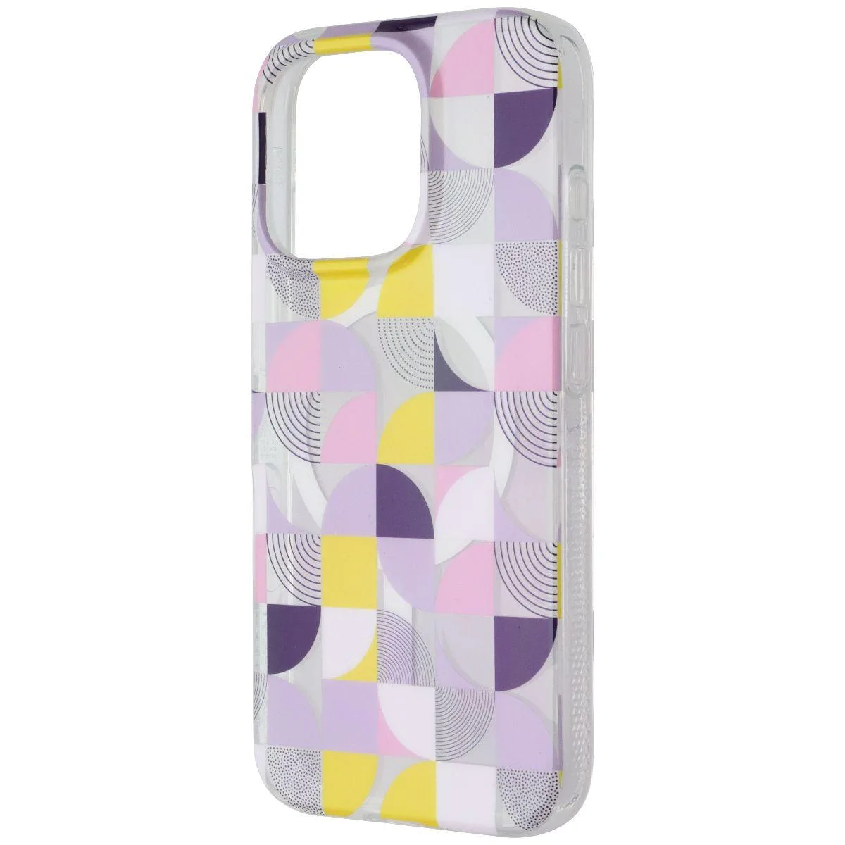 ZAGG Milan Snap case for iPhone 16 Pro, geometric pattern, rigid plastic, multicolor, MagSafe compatible