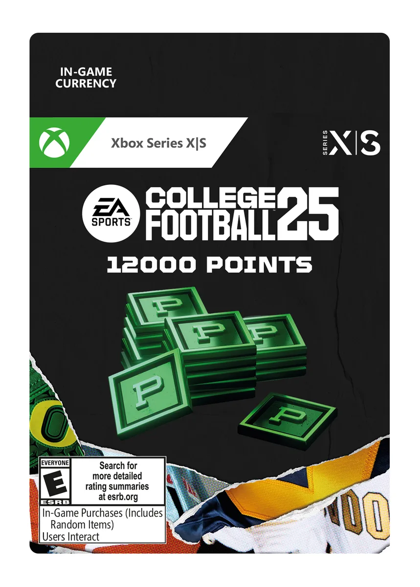 Electronic Arts Electronic Arts 7F6-00824 College Football 25 12000 Points downloadable game — product photo