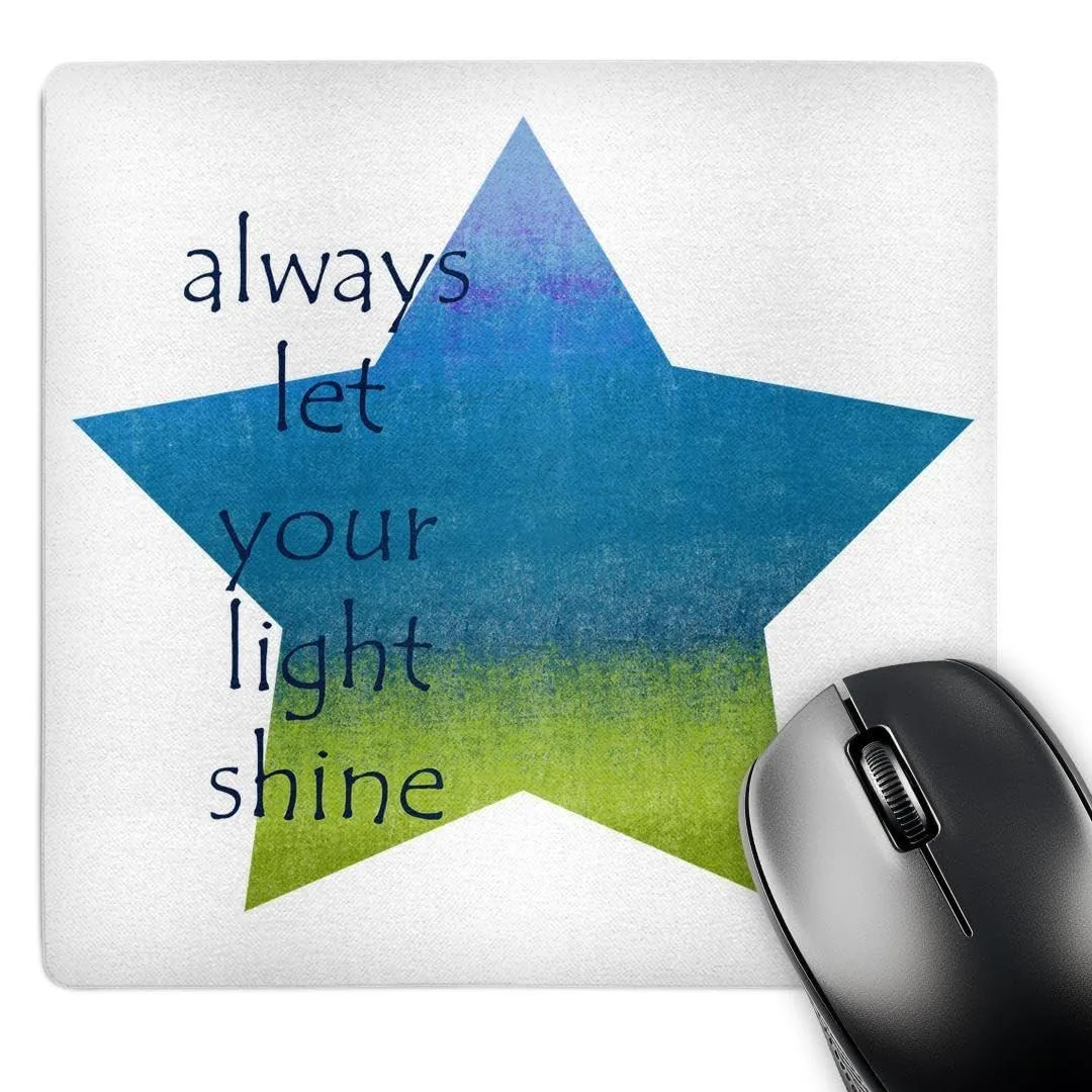 Square aqua-lime mouse pad, matte recycled rubber, .25 in thick
