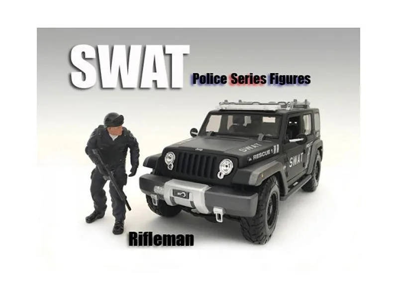 American Diorama American Diorama SWAT Team Rifleman Figure 1:24 Scale — product photo