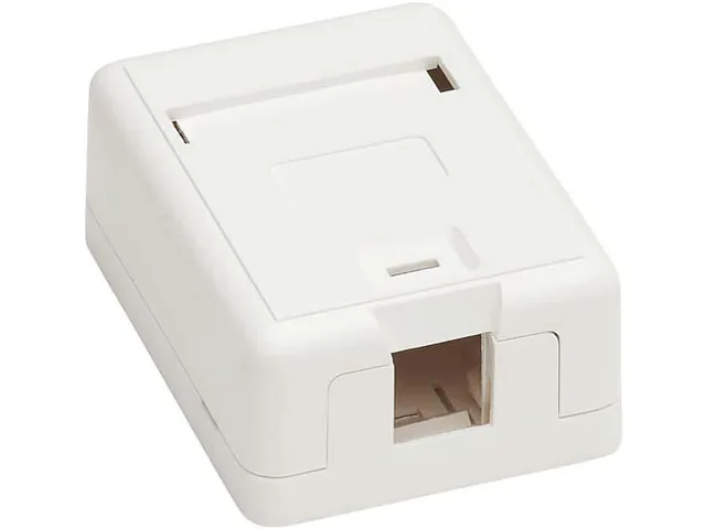 Tripp Lite Tripp Lite N082-001-WH 1-Port Surface-Mount Box White — product photo