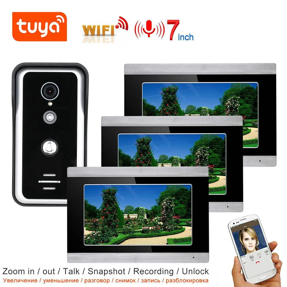 visiPower visiPower 7" Video Intercom System 1 doorbell + 3 monitors — product photo