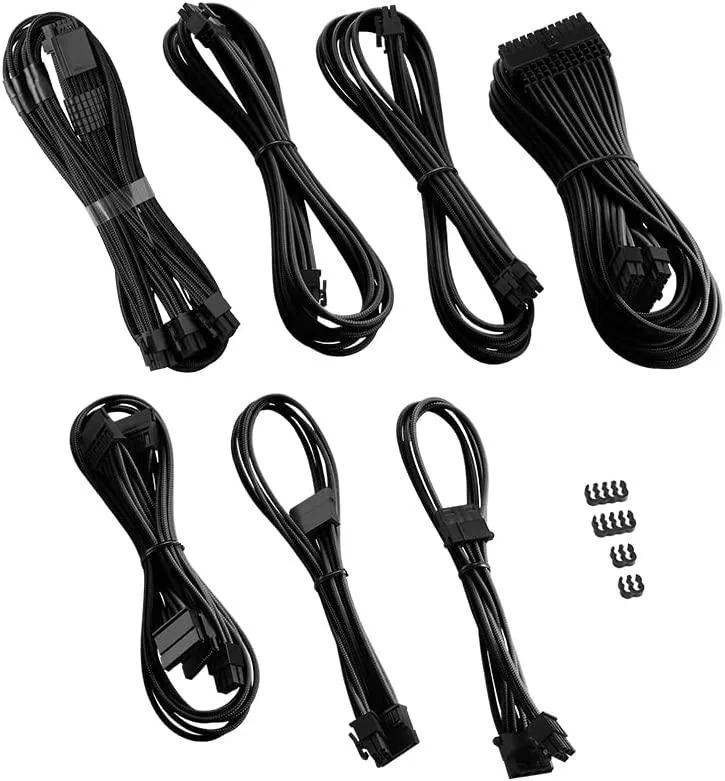 CableMod CableMod C-Series Pro ModMesh 12VHPWR 16-pin to 3x8-pin 60cm (Black) — product photo