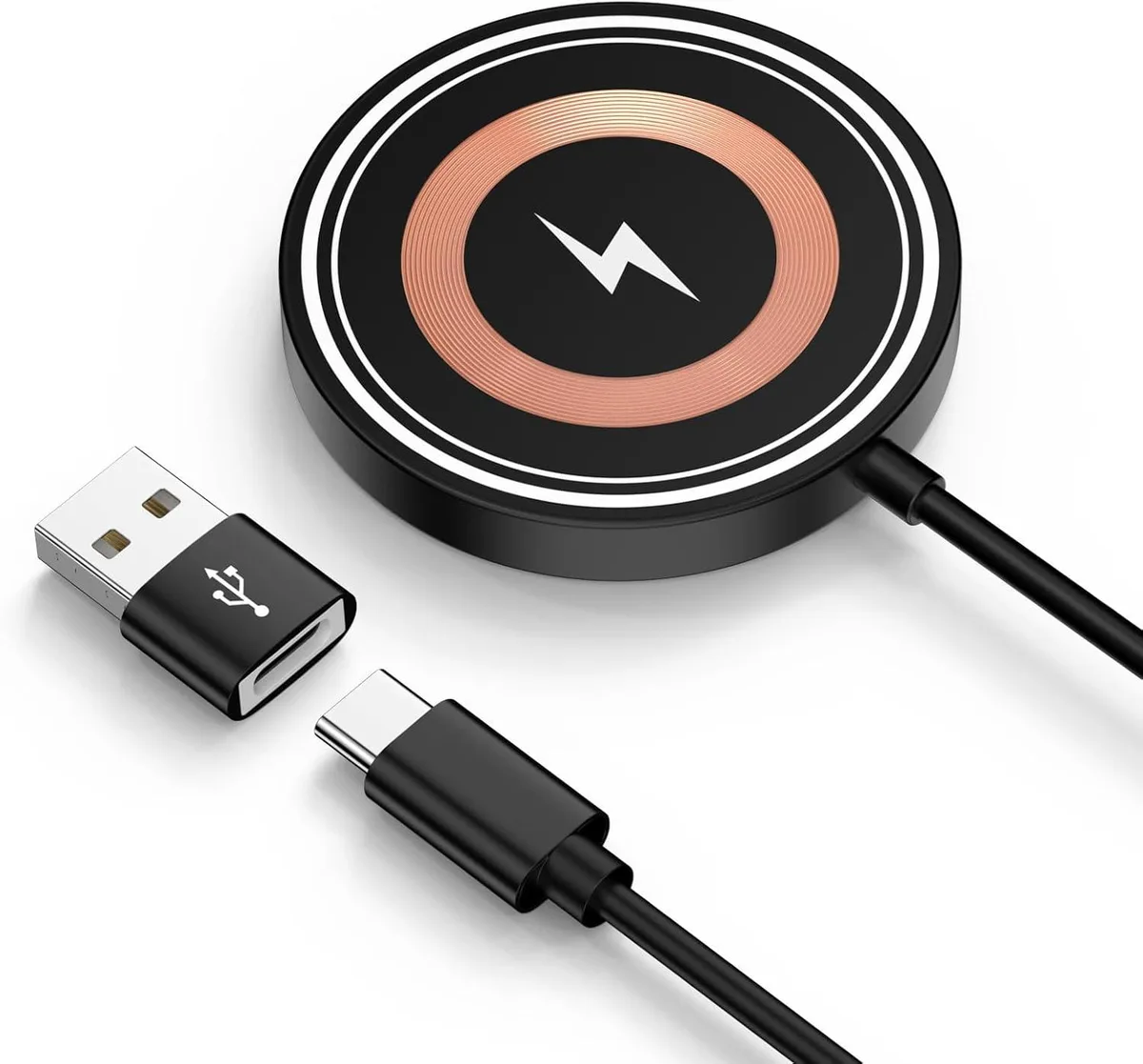 Luisport Luisport Magnetic Wireless Charger 15W Max 4FT USB-C/A — product photo