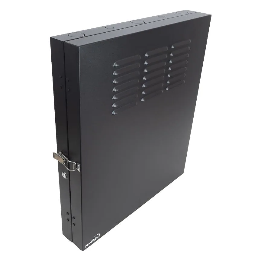 NavePoint NavePoint 2U Vertical Wall Mount Enclosure 36" Depth Black — product photo