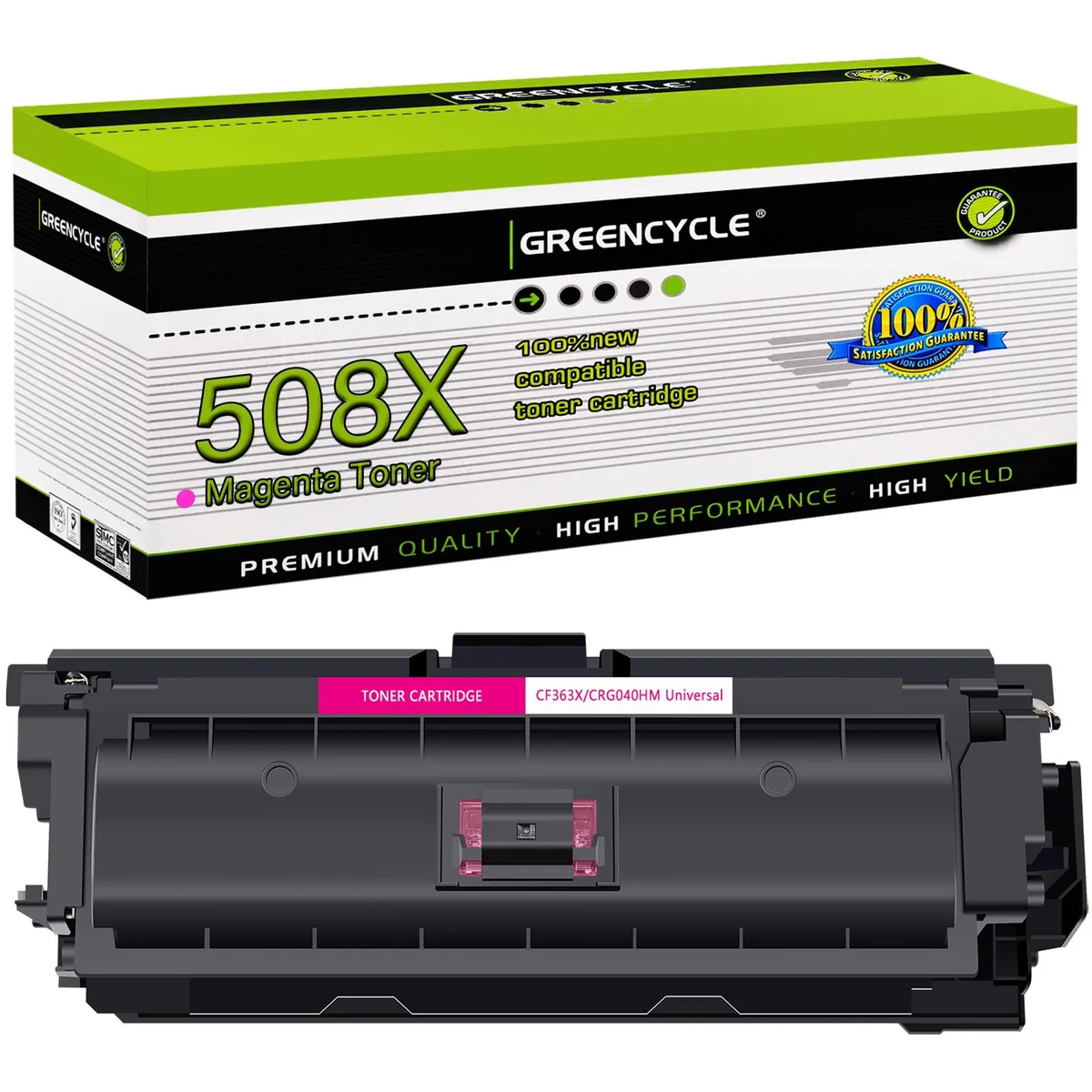 GREENCYCLE GREENCYCLE 508X CF363X Magenta Toner Cartridge — product photo