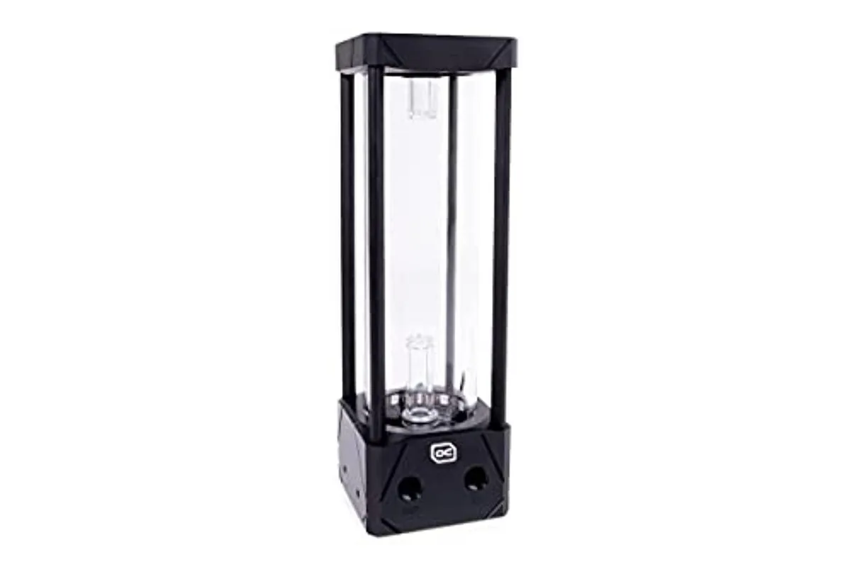 Alphacool Alphacool Eisbecher Aurora 250mm Glass Reservoir D5 Body Black/acetal G1/4 — product photo