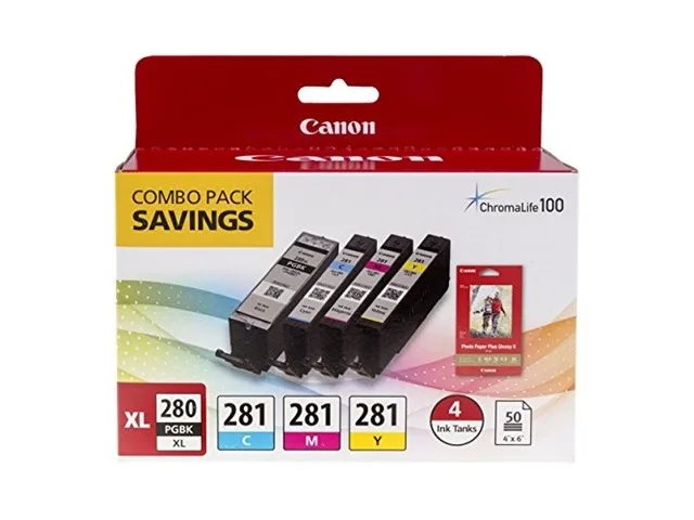 Canon Canon CLI-281 XL 4-Colour Ink Cartridge Value Pack 2021C006 — product photo