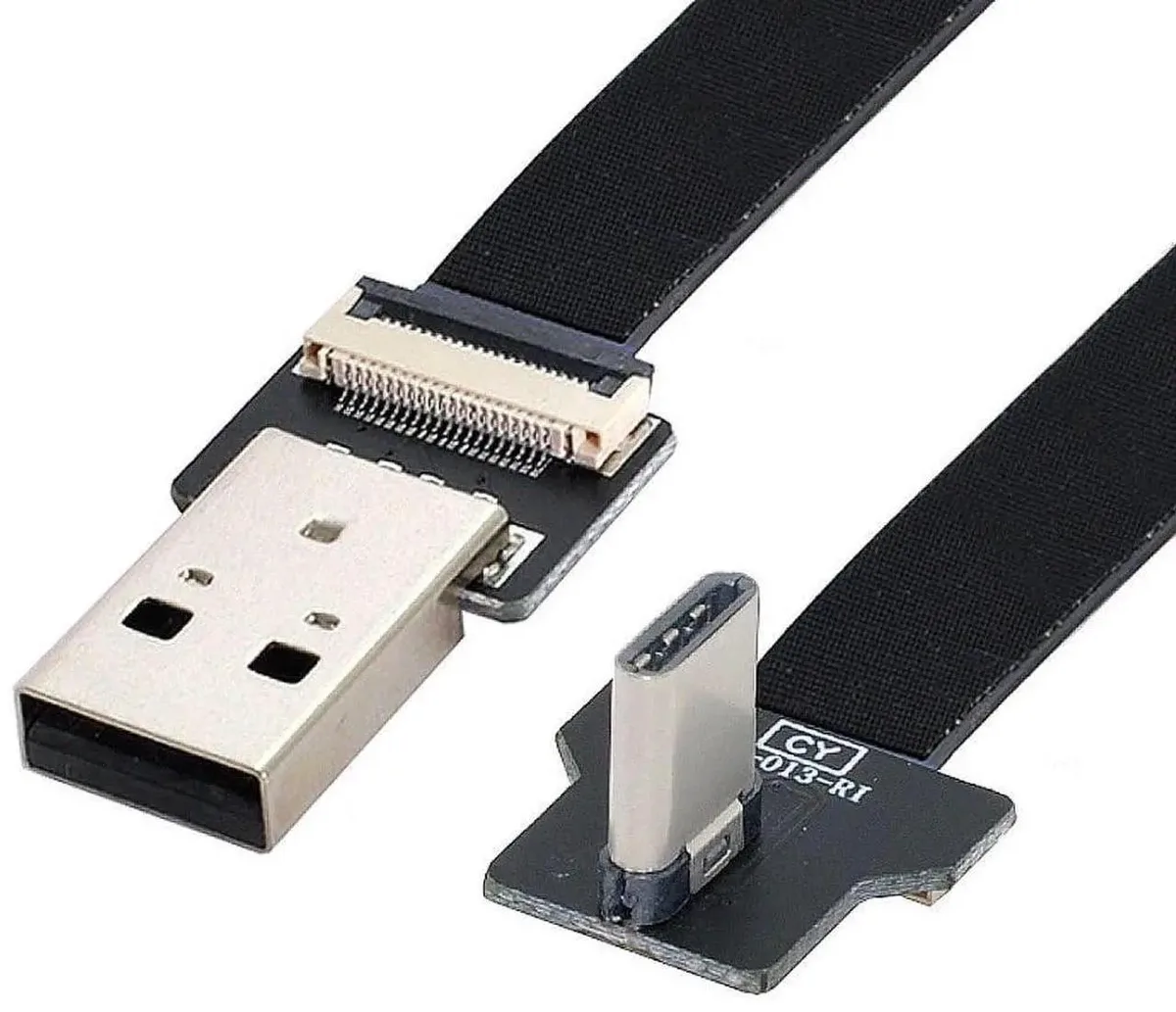 SMUGDESK SMUGDESK USB 2.0 C-C 90° flat ribbon 1.0 m 480 Mbps — product photo