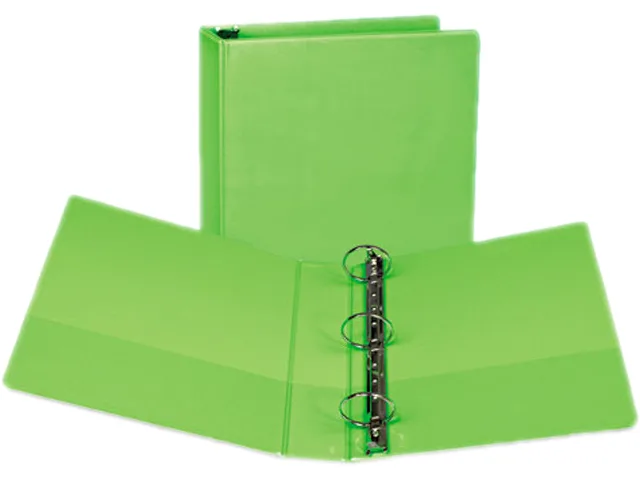 Samsill Samsill U86678 Binder Round Ring 11 x 8-1/2 2" Capacity Lime 2/Pack — fotografija izdelka