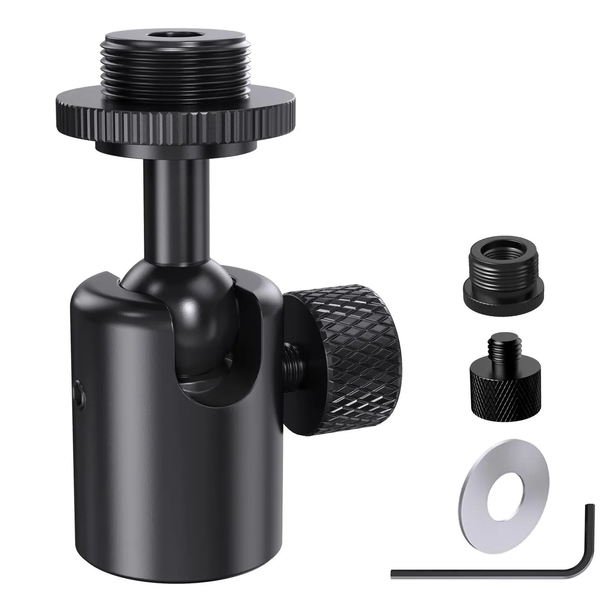 Avid BL-MA-014 Ball and Socket Mic Adapter 360° Pan 90° Tilt 1.6 kg Load — product photo