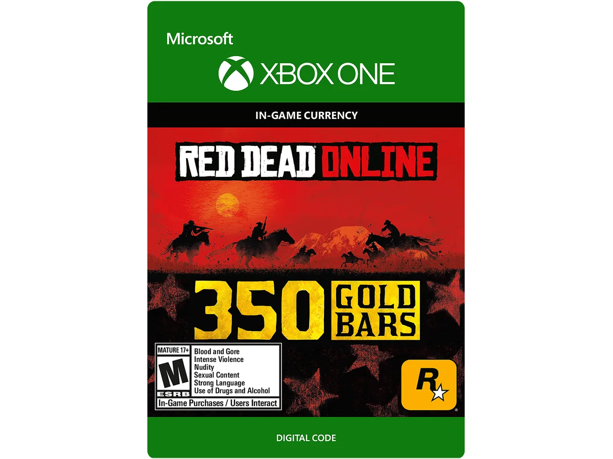 Rockstar Games Rockstar Games KZP-00018 Red Dead Redemption 2 350 Gold Bars downloadable game — product photo
