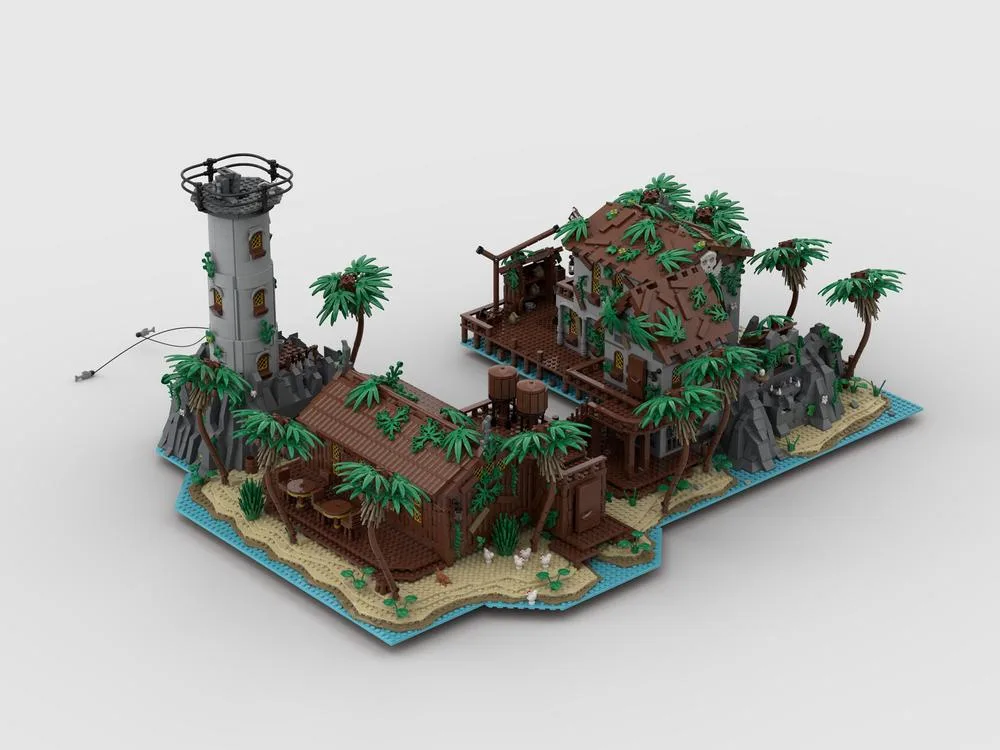 ZITIANYOUBUILD ZITIANYOUBUILD MOC-175455 Pirate Island Bay 9888 Parts — product photo