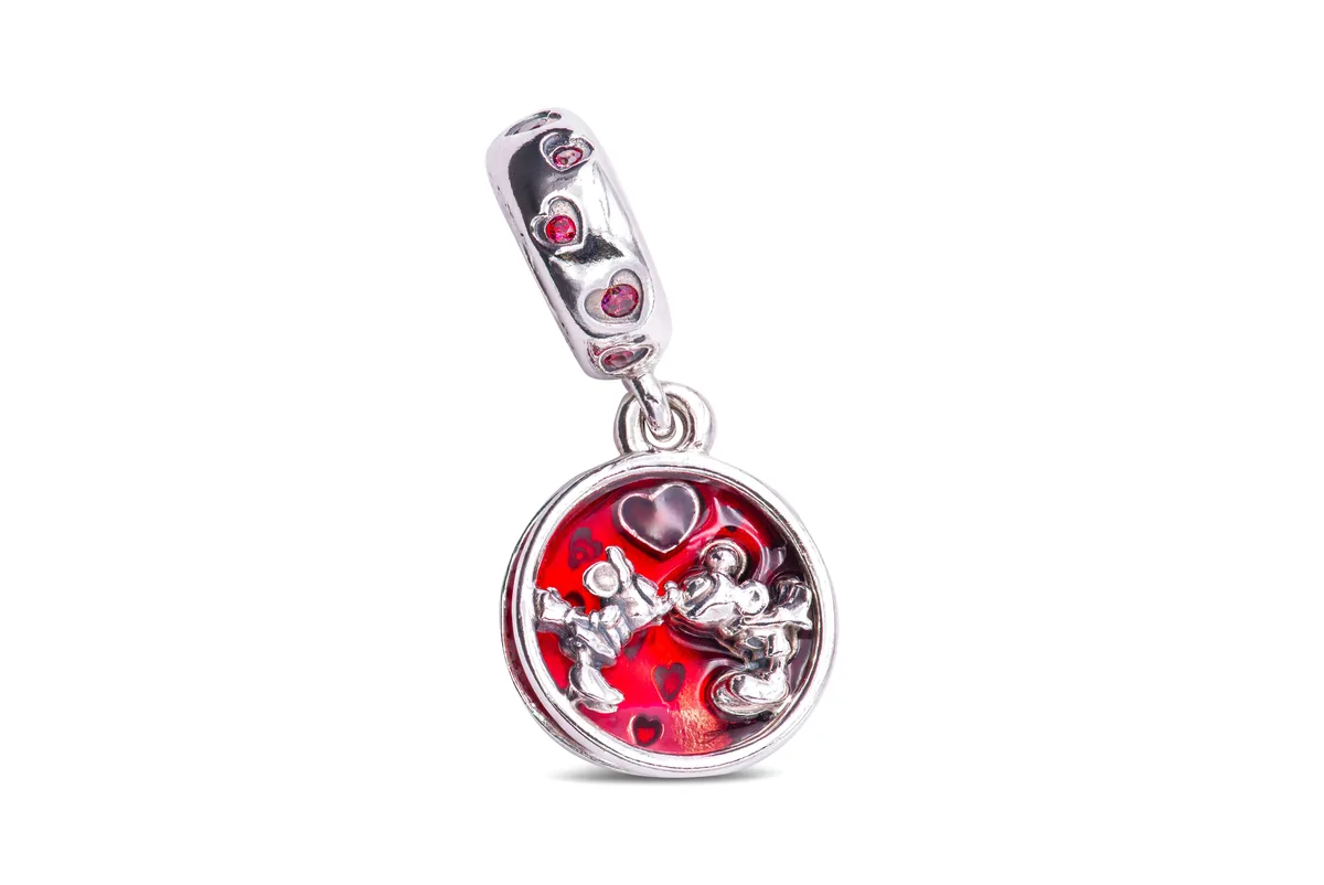 PANDORA PANDORA Disney Mickey &amp; Minnie Love &amp; Kisses Dangle Charm Bracelet — product photo