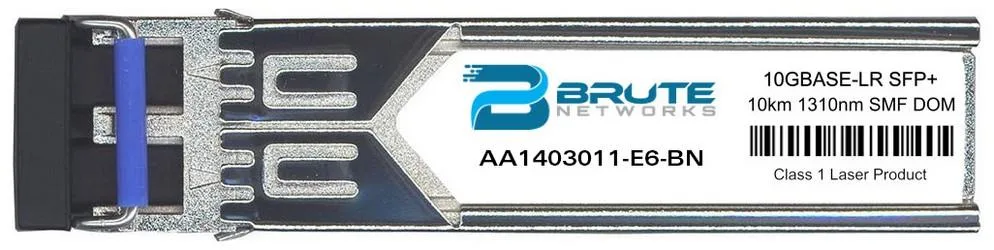Brute Networks Brute Networks AA1403011-E6 10GBASE-LR 10km SMF 1310nm SFP+ transceiver — product photo