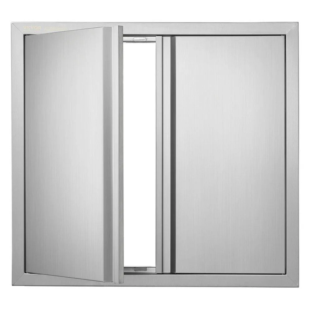 VEVOR VEVOR BBQ Access Door 26x24 Inch Double Stainless Steel Flush Mount — product photo