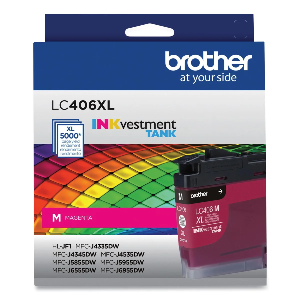 Brother Brother LC406XLMS Magenta Ink Cartridge (genuine brands) — product photo