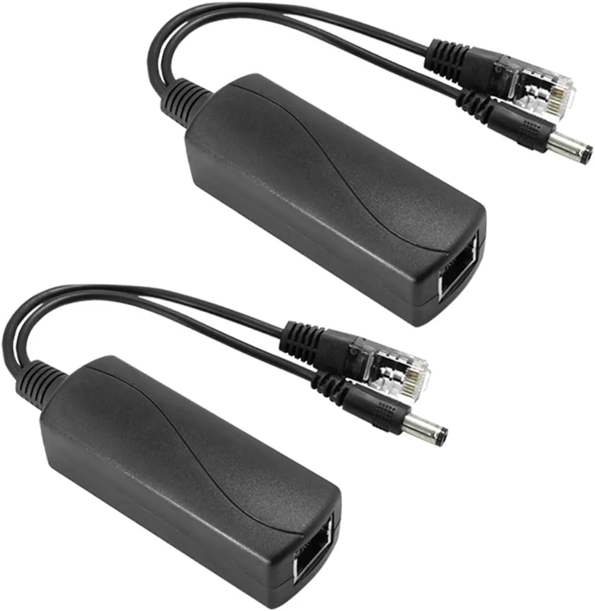 JacobsParts Inc. JacobsParts Inc. POESPL-E 48V 12V 2A PoE Splitter Adapter 2-Pack — product photo